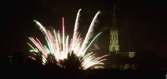 Novoroní ohostroj v Hradci Králové letos vyjde na tvrt milionu. Ilustraní foto