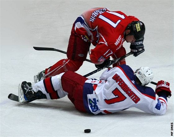 Olomoutí hokejisté opt padli, u potvrté z posledních pti zápas.