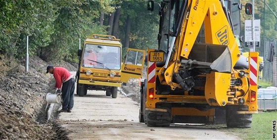 Havlíkv Brod staví novou cyklostezku v Plovárenské ulici.