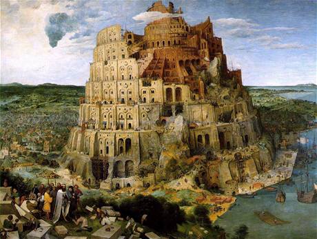 Pieter Bruegel: Stavba babylonsk ve