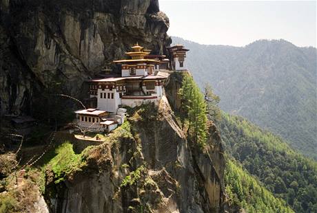 Klter Taktsang nebo tak Tyg hnzdo v Bhtnu 