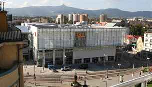 Obchodní centrum Forum. Nový liberecký primátor Jan Korytá povauje stavbu za nepovedenou.