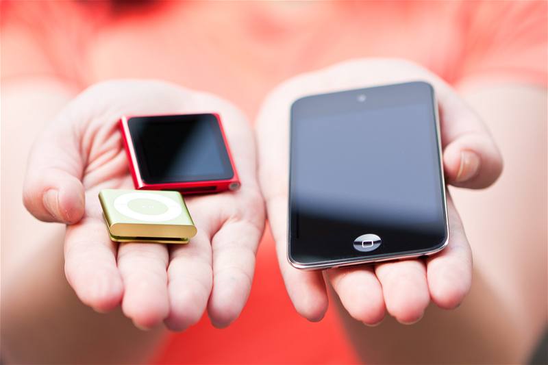 iPod Shuffle, nano, Touch