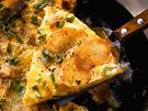 Bramborová omeleta.