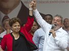 Brazilský prezident Lula da Silva (vpravo) a jeho favorizovaná nástupkyn Dilma Rouseffová
