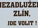 Pedvolební plakát zlínské TOP 09.
