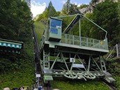 Uniktn vtah k elektrrn Kaprun Hochgebirgsstausseen