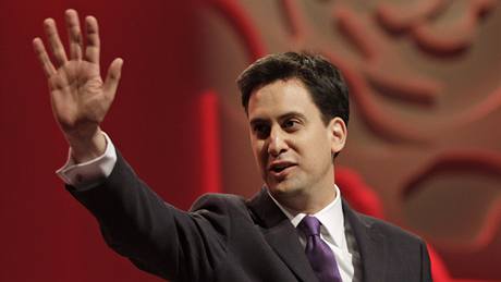 Nový �éf britské opozi�ní Labouristické strany Ed Miliband.