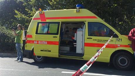 Vypro��ování d�lník� zasypaných ve výkopu ve Va�í�kov� ulici v Kladn� (21.09.2010)