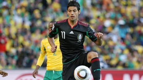 Carlos Vela v dresu mexické reprezentace.