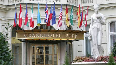 Grandhotel Pupp je tradičním symbolem Karlových Varů