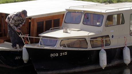 Pístavit na Baov kanále ve Spytihnvi na Zlínsku.