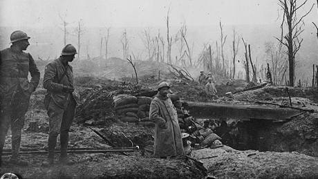 Francouztí vojáci v zákopech bhem první svtové války