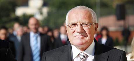 Prezident Václav Klaus.