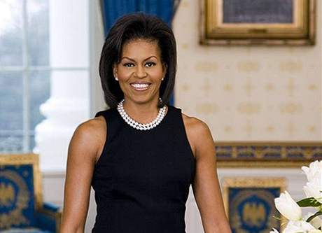 Michelle Obamová - oficiální portrét zveejnný Bílým domem