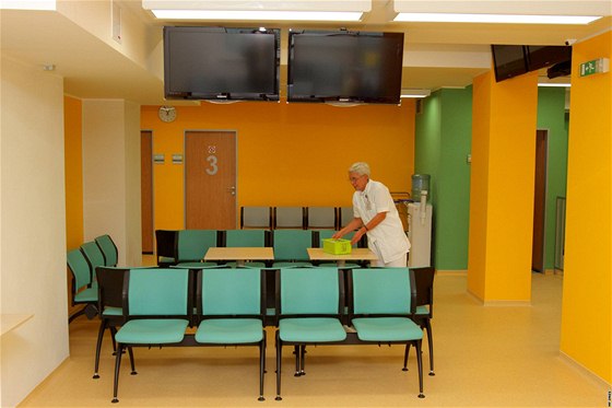 Zrekonstruované prostory transfúzního oddlení hradecké nemocnice