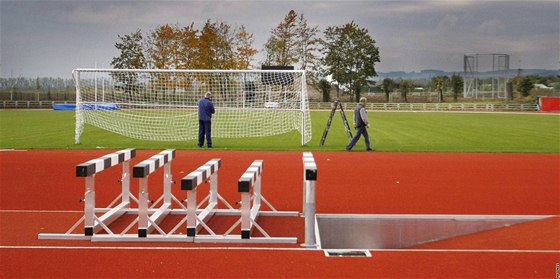 Msto chce postavit velké sportovit u zimního stadionu v Lobeku. Ilustraní foto