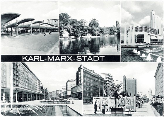 Nmecko, bývalý Karl-Marx-Stadt, dnes Chemnitz. 60. léta