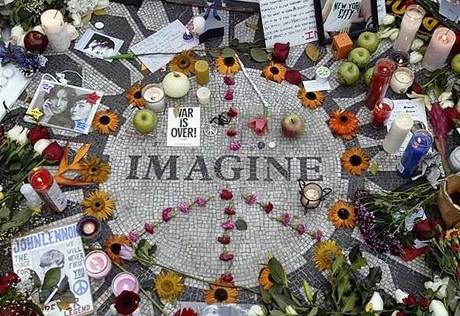 Vzpomnky na Lennona - pamtnk Strawberry Fields