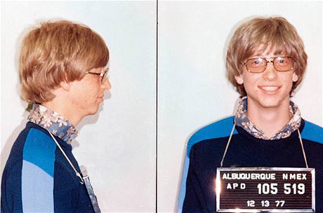 Bill Gates zatčen v roce 1977