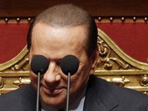 Silvio Berlusconi v italskm sentu (30. z 2010)