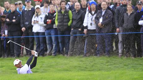 Druhý den Ryder Cupu 2010 - Tiger Woods.
