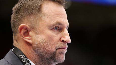 Lubor Blaek bhem zápasu eska s Austrálií