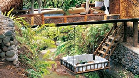 Wellness hotel Panchoran Retreat leí uprosted dungle v Bali