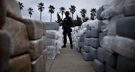 V rukou mexických policist skonilo 105 tun marihuany.