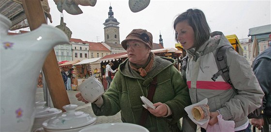 Švestkové trhy v Českých Budějovicích.
