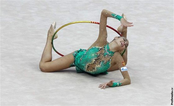 Moderní gymnastka Jevgenija Kanajevová