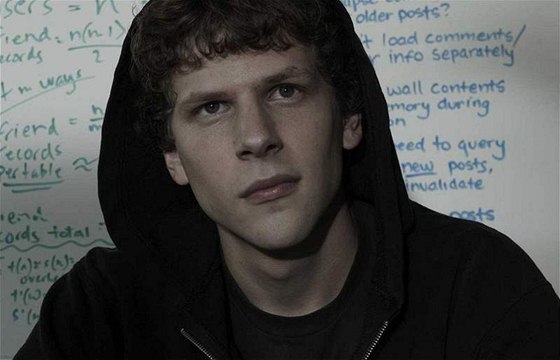 Favoritem je o film o Facebooku The Social Network s Jessem Eisenbergem.