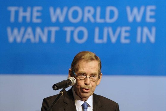 Havel vyzval lidstvo k pokoe.