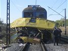 Sráka autobusu a vlaku na Ukrajin (12. íjna 2010)