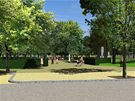 Studie rekonstrukce parku na Mikuláském námstí v Plzni