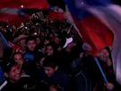 Obyvatelé Chile slaví záchranu horník