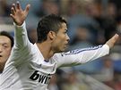 REAL SE RADUJE. Cristiano Ronaldo z Realu Madrid má radost ze své branky.
