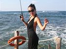 Agáta Hanychová na dovolené v ecku vyzkouela i rybaení