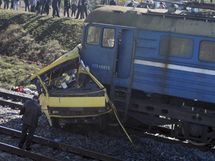 Srážka autobusu a vlaku na Ukrajině (12. října 2010)