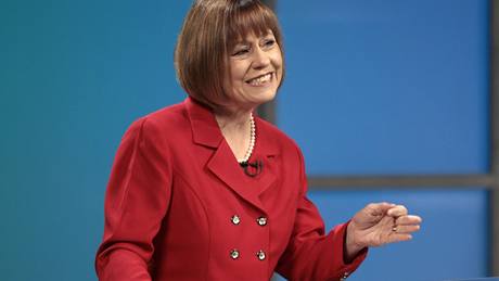 Republikánská kandidátka do Senátu za Nevadu Sharron Angleová (15. íjna 2010)