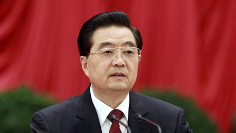 ínský prezident Chu in-tchao (18. íjna 2010)