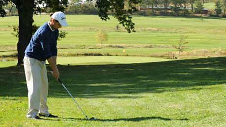Golfový trénink - draw.