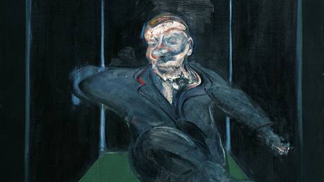 Francis Bacon: Sedící postava, 1960