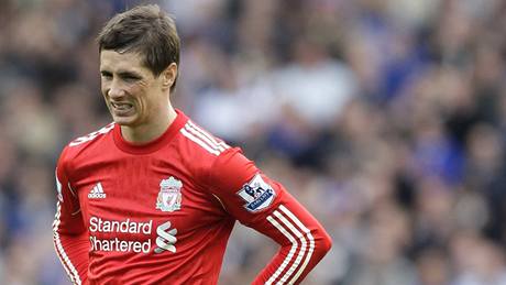 BÍDA. Fernando Torres není ve stagnujícím Liverpoolu spokojený.