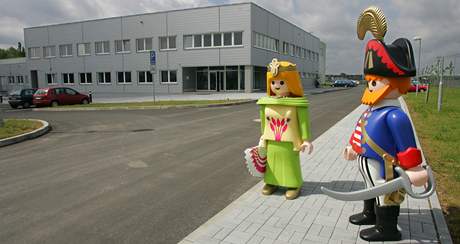 V prmyslové zón v Chebu má sídlo i známý nmecký výrobce hraek, spolenost Playmobil.