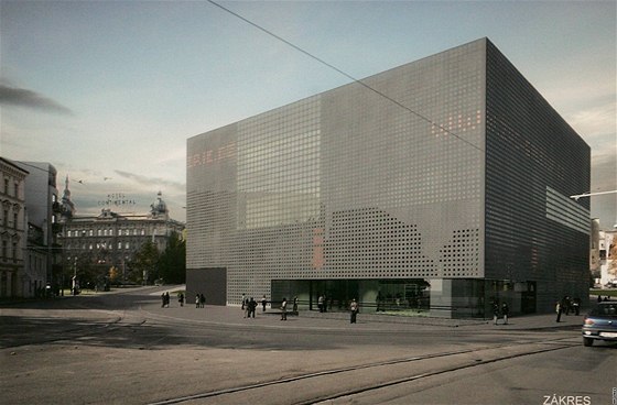 Nová budova Západočeské galerie by měla vyrůst U Zvonu nedaleko náměstí Republiky. Zatím ale na ni nejsou peníze. 