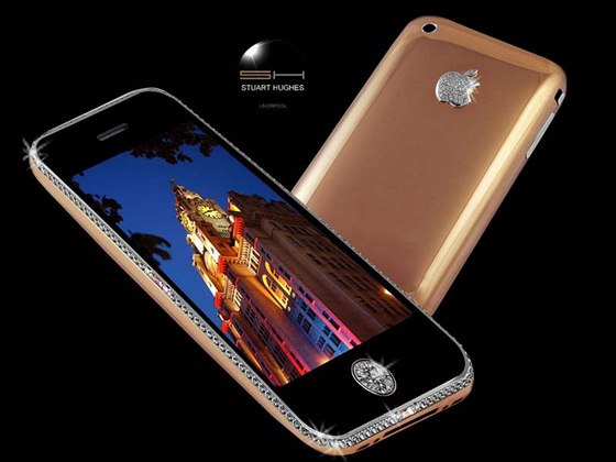 Apple iPhone 3GS SUPREME: rové zlato a diamanty