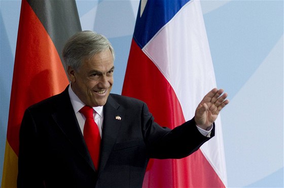 Chilský prezident Sebastián Piera pi návtv Nmecka   foto: AP
