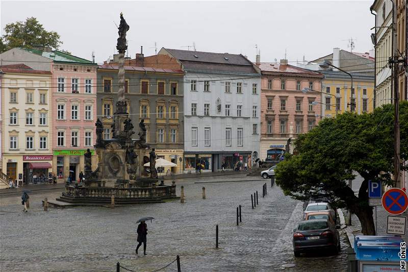 Olomoucké Dolní námstí na podzim 2010.