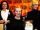 Miroslava Nmcová, Madeleine Albrightová a Dagmar Havlová na ktu knihy Tajná...